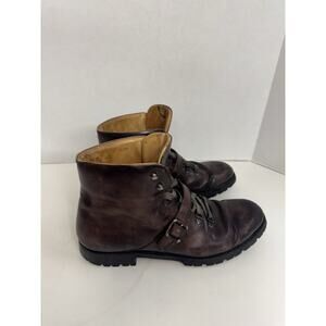 Berluti Brunico Leather Boots Mens 11 1/2 Vintage Boots Show Wear and Patina